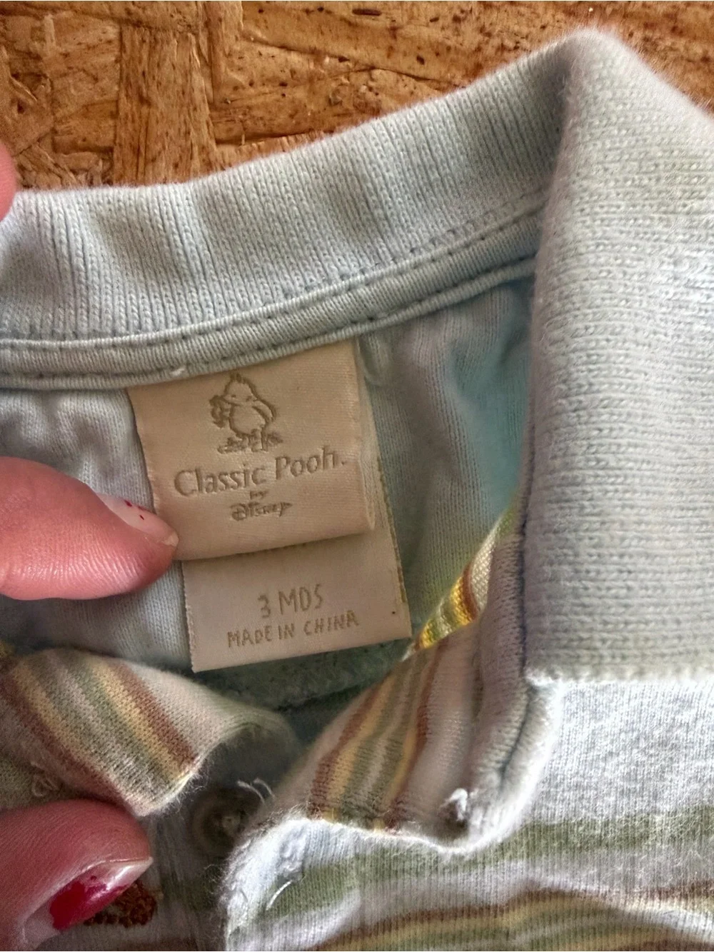 Vintage Disney Baby Classic Winnie The Pooh Romper Size 3M